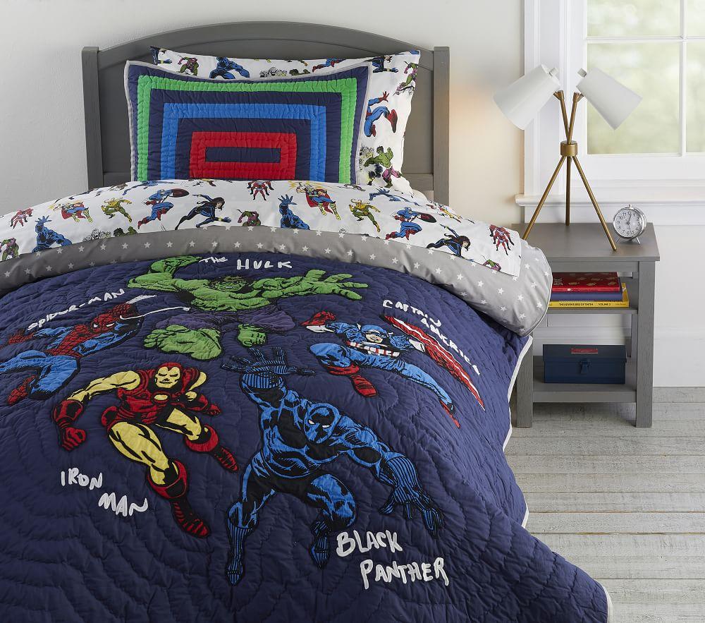 Marvel Heroes Quilt & Shams